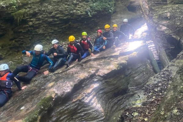 Veneto Canyoning Brent de Art. Discesa. Foto Cod