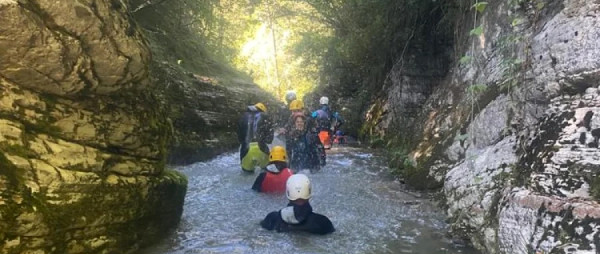 Veneto Canyoning Brent de l`art. foto CoD