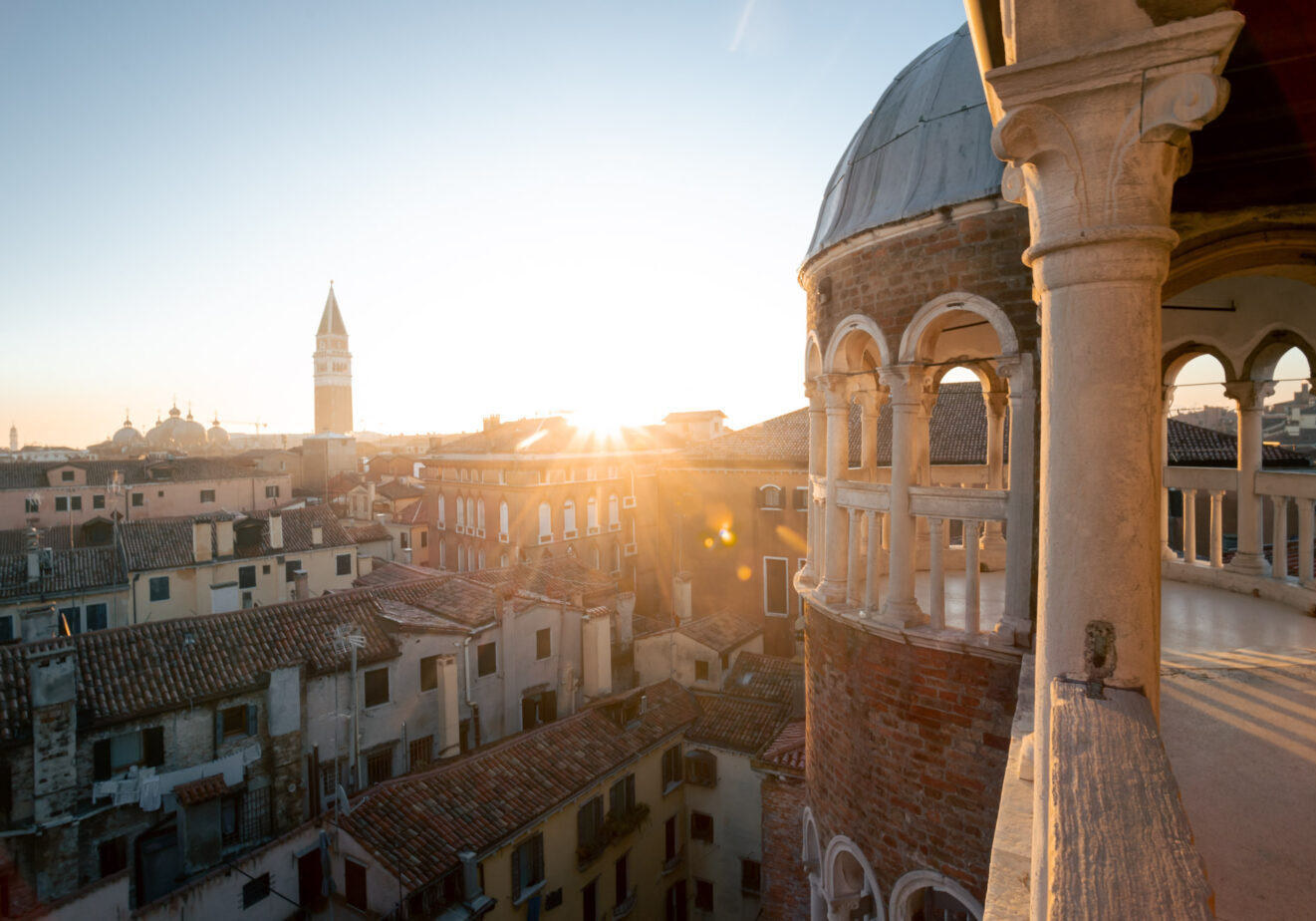 Vista Scala Contarini Bovolo Venezia